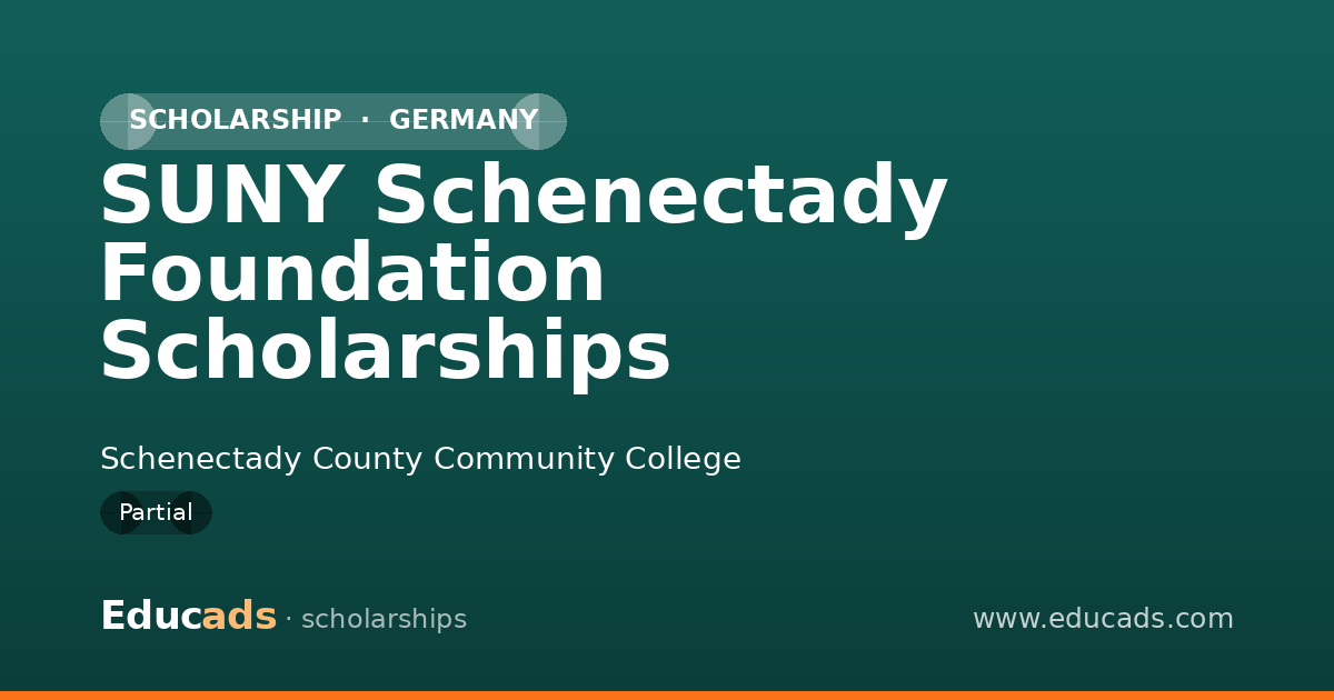 SUNY Schenectady Foundation Scholarships scholarship