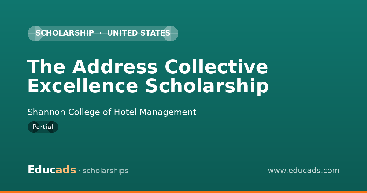 The Address Collective Excellence Scholarship scholarship
