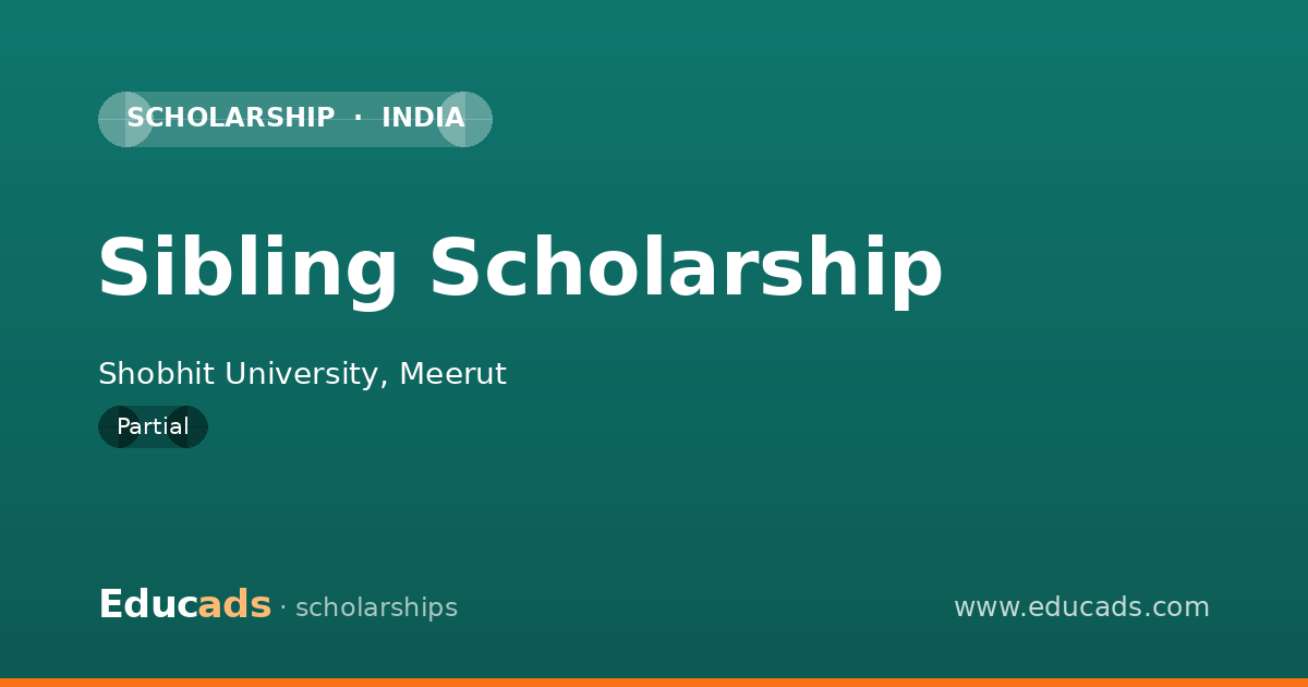 Sibling Scholarship scholarship