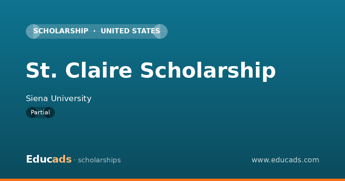 St. Claire Scholarship scholarship