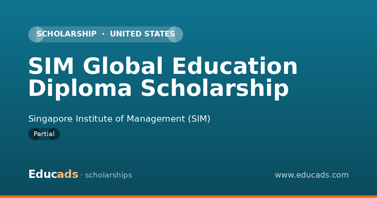 SIM Global Education Diploma Scholarship scholarship