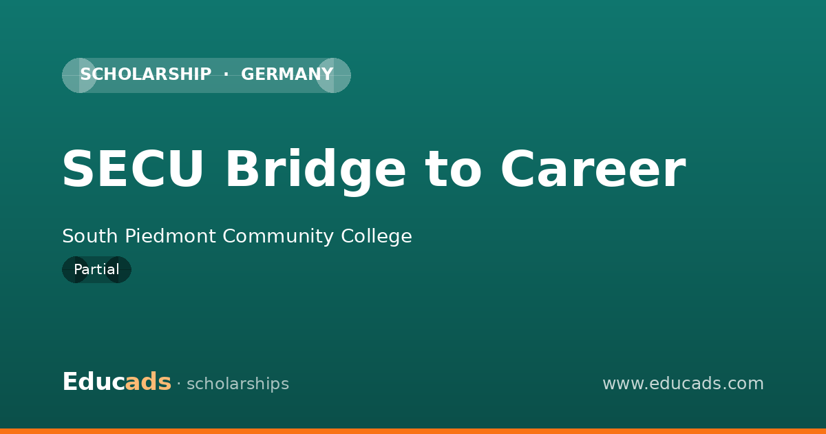 SECU Bridge to Career scholarship