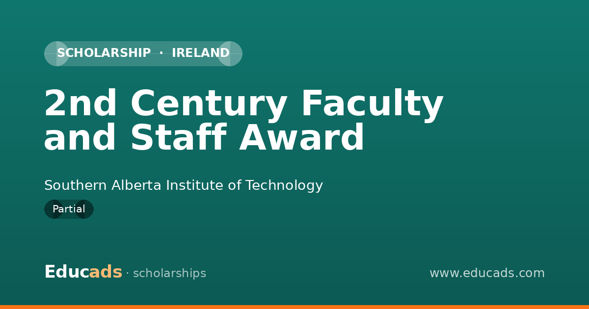 2nd Century Faculty and Staff Award scholarship