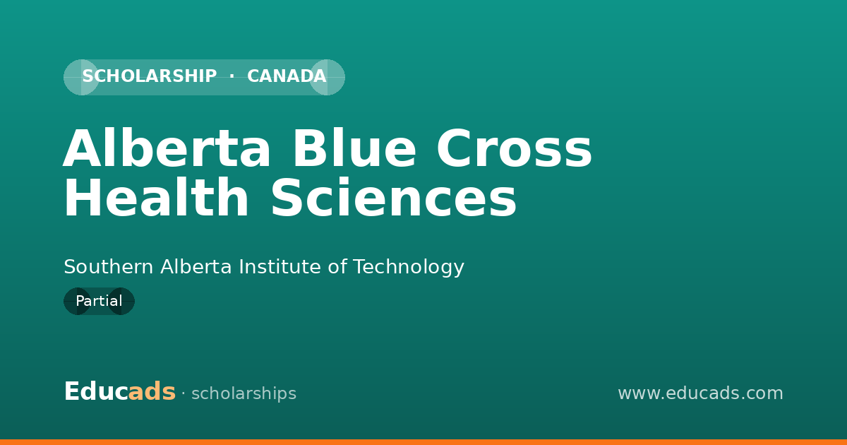 Alberta Blue Cross Health Sciences scholarship