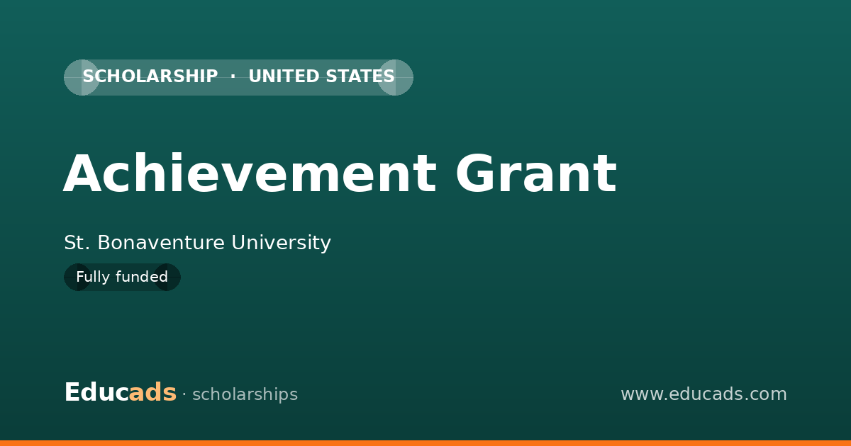 Achievement Grant scholarship