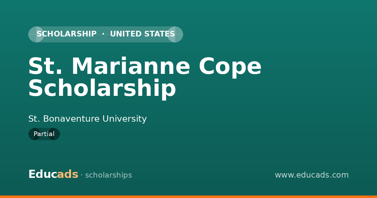 St. Marianne Cope Scholarship scholarship