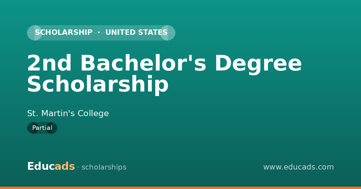 2nd Bachelor's Degree Scholarship scholarship