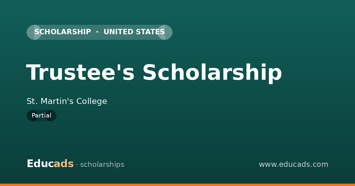 Trustee's Scholarship scholarship