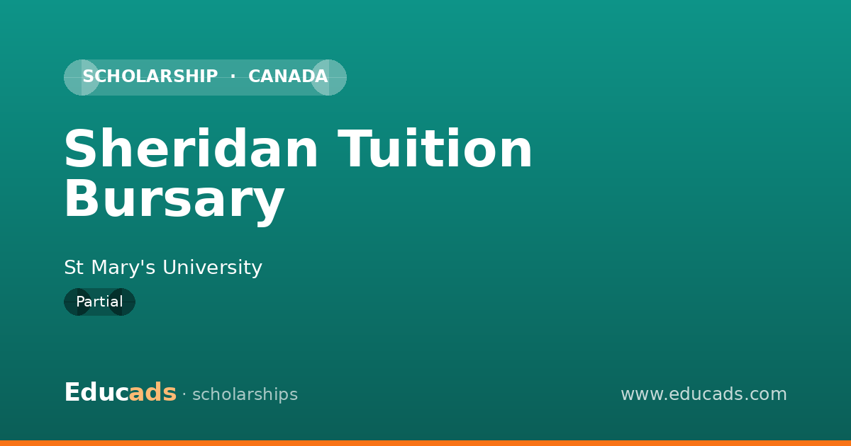 Sheridan Tuition Bursary scholarship