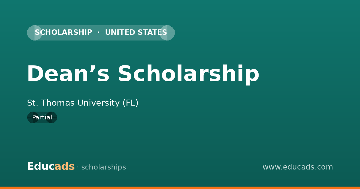 Dean’s Scholarship scholarship