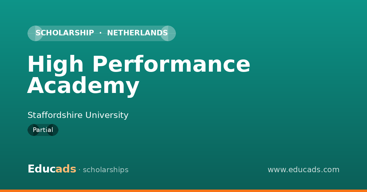 High Performance Academy scholarship