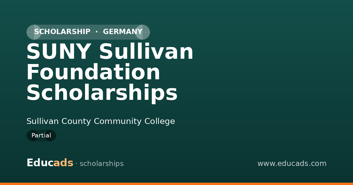 SUNY Sullivan Foundation Scholarships scholarship