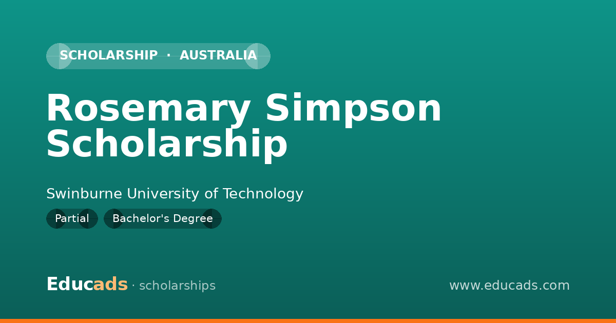 Rosemary Simpson Scholarship scholarship