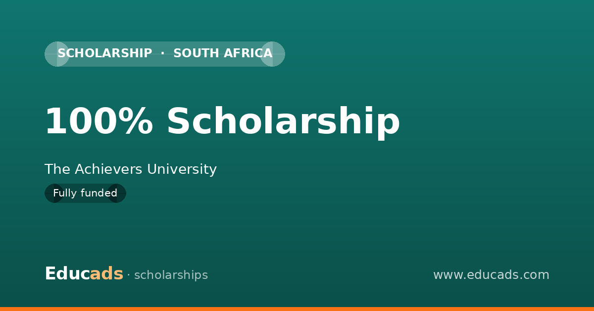 100% Scholarship scholarship