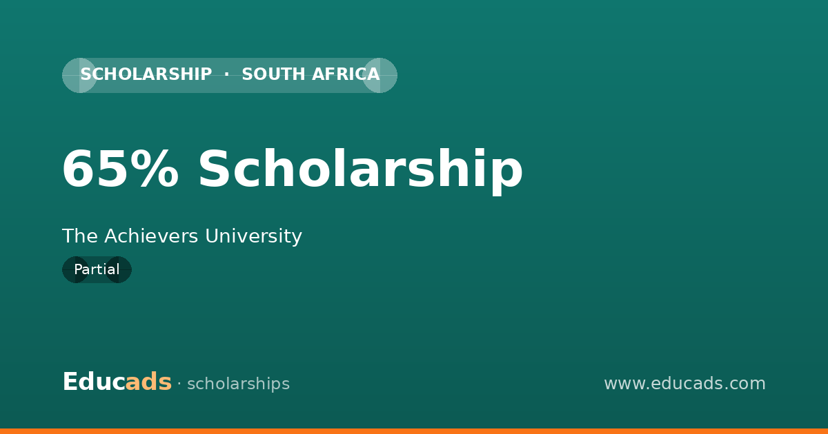 65% Scholarship scholarship
