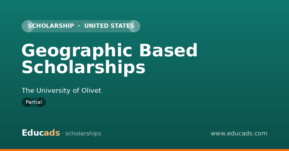 Geographic Based Scholarships scholarship