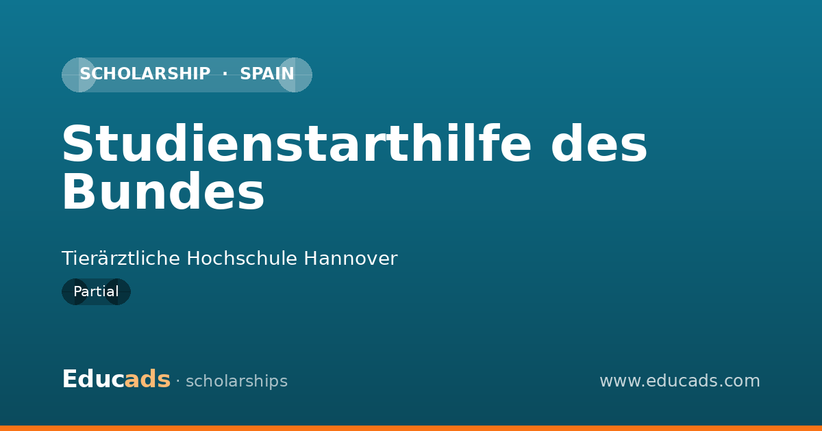 Studienstarthilfe des Bundes scholarship