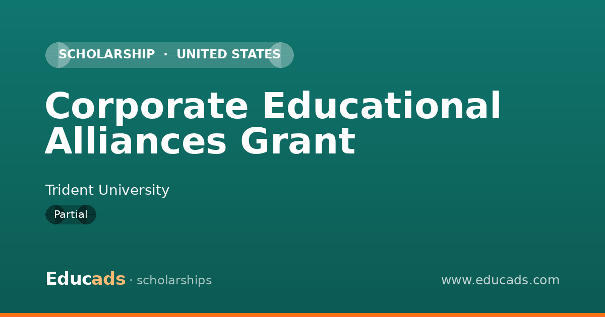 Corporate Educational Alliances Grant scholarship