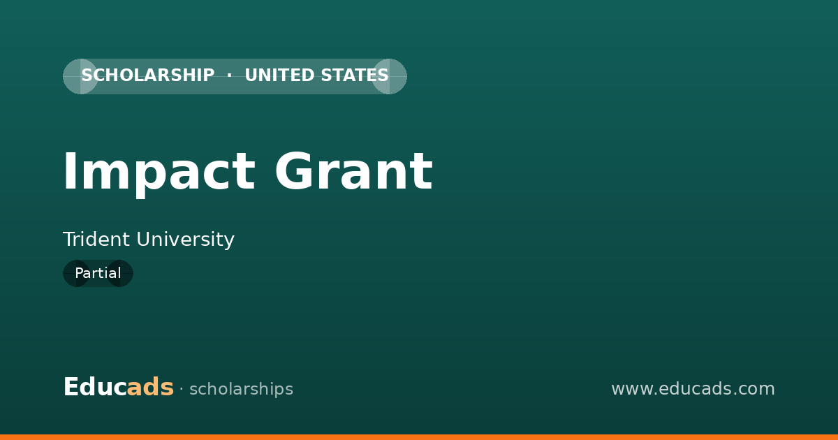 Impact Grant scholarship