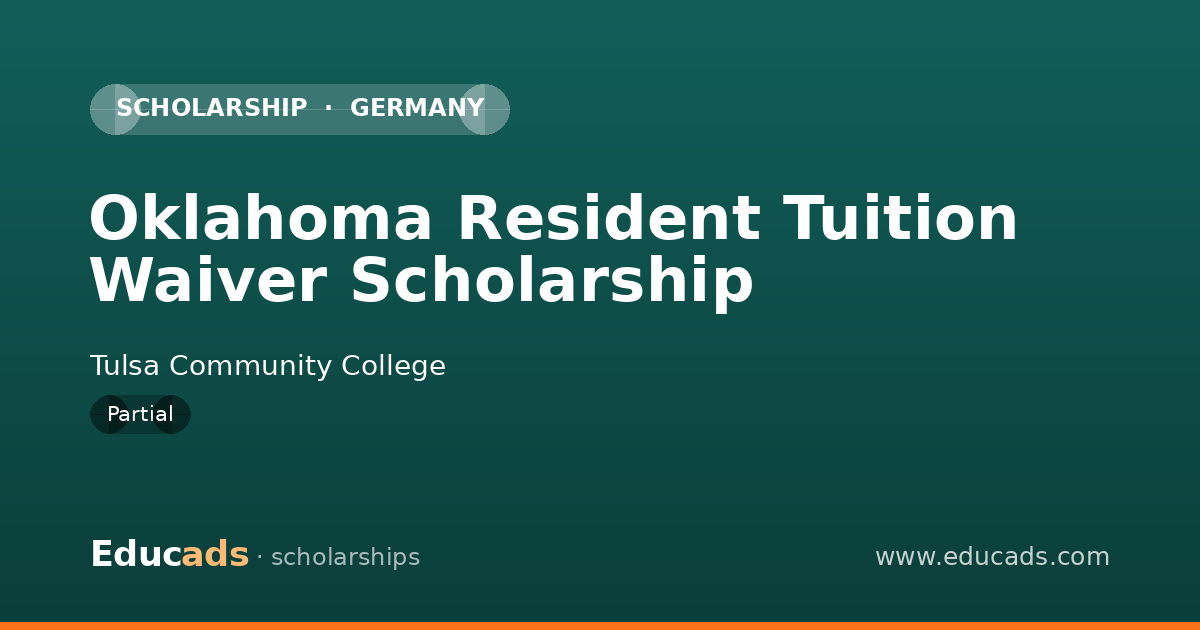 Oklahoma Resident Tuition Waiver Scholarship scholarship