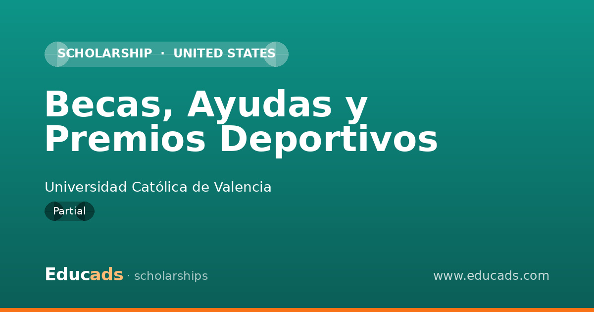 Becas, Ayudas y Premios Deportivos scholarship