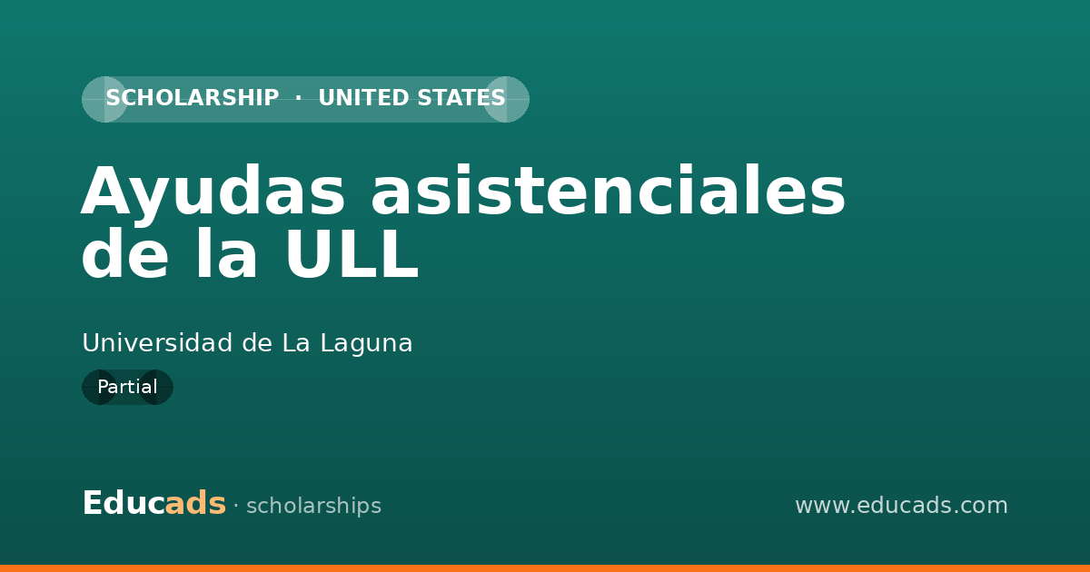 Ayudas asistenciales de la ULL scholarship