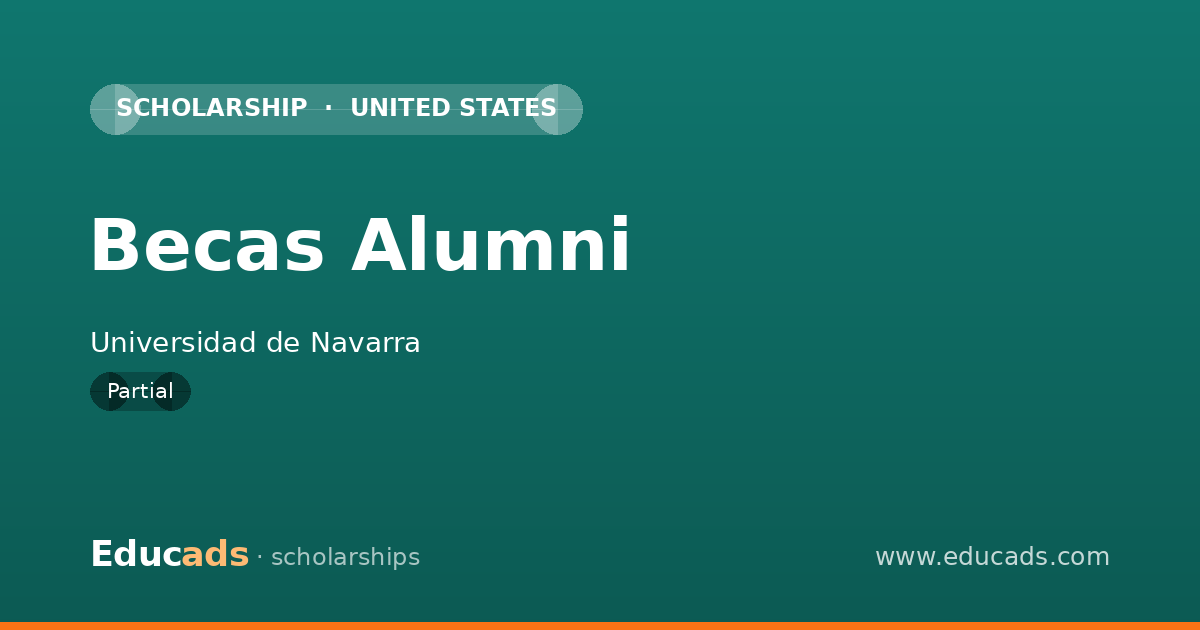 Becas Alumni scholarship