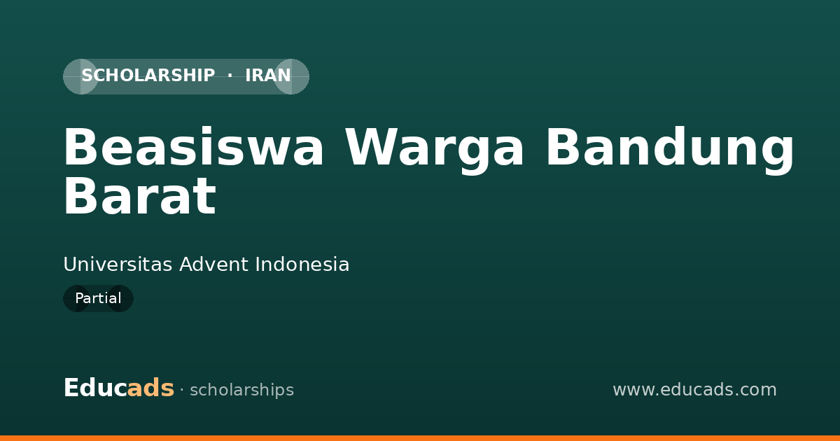 Beasiswa Warga Bandung Barat scholarship