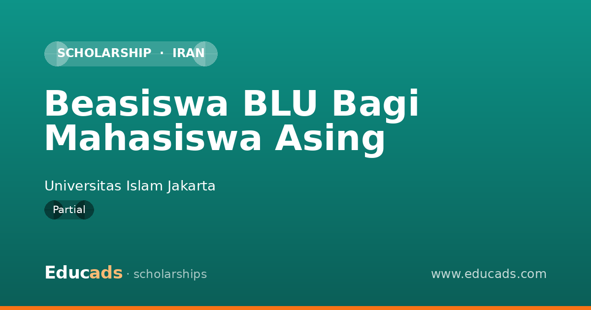 Beasiswa BLU Bagi Mahasiswa Asing scholarship