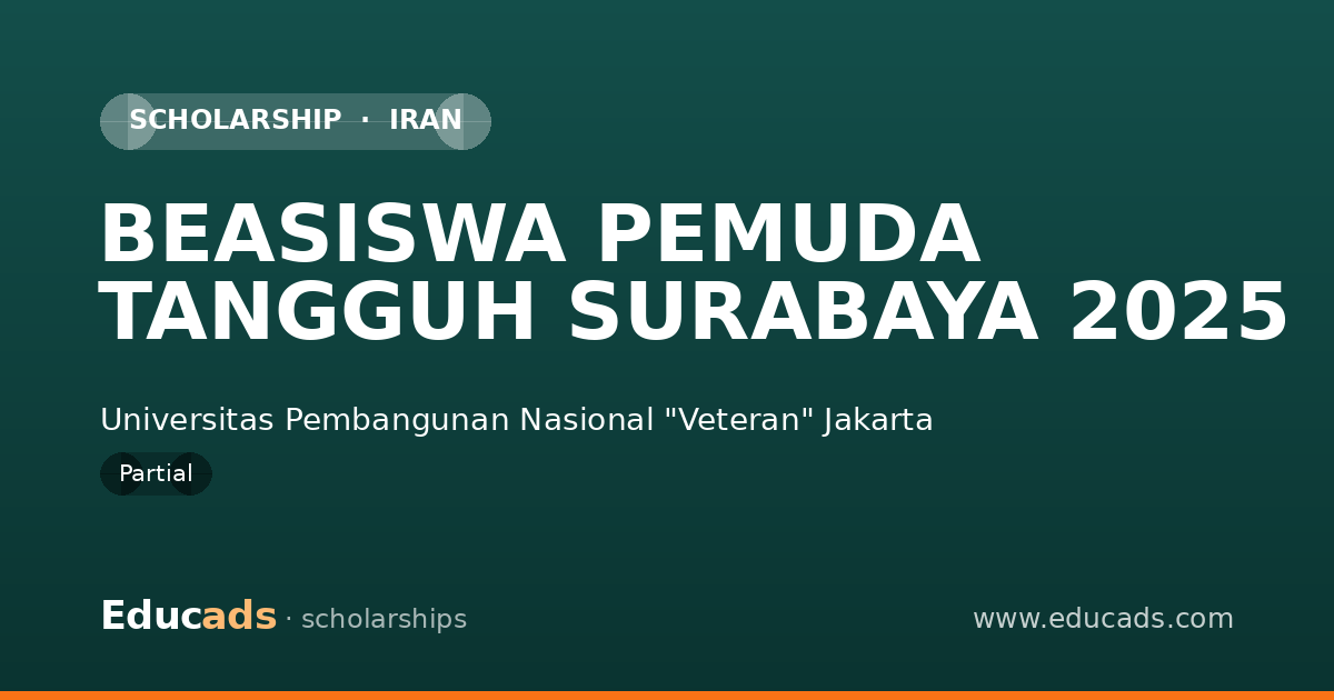 BEASISWA PEMUDA TANGGUH SURABAYA 2025 scholarship