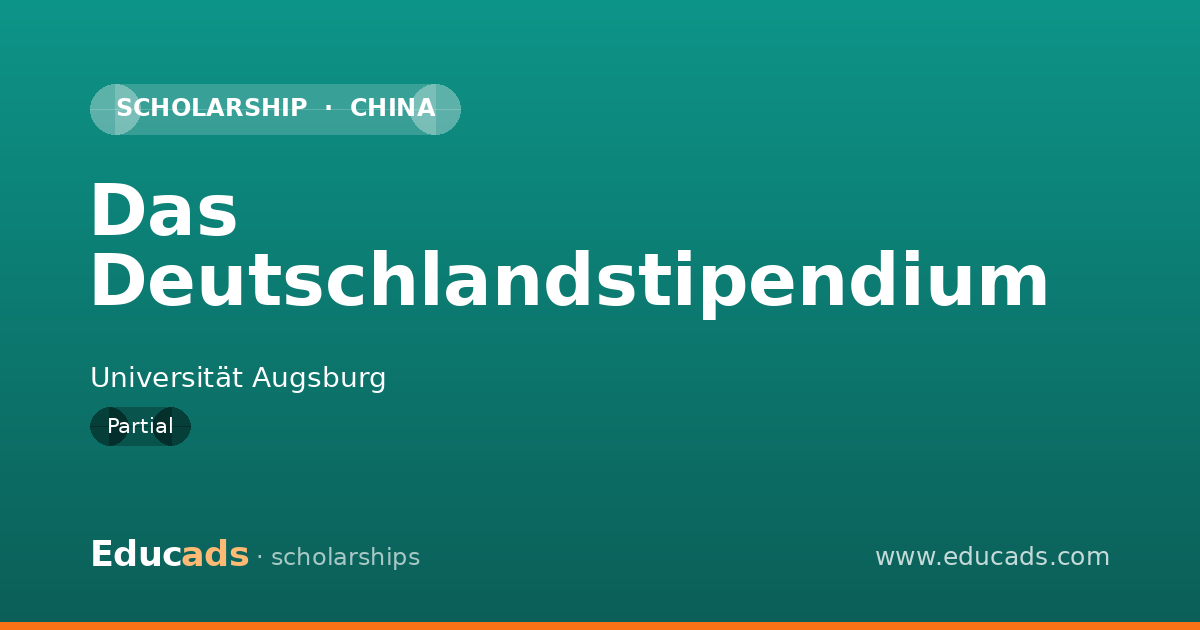 Das Deutschlandstipendium scholarship