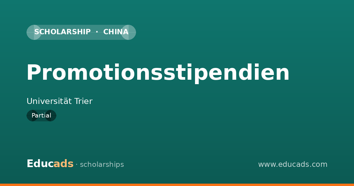 Promotionsstipendien scholarship