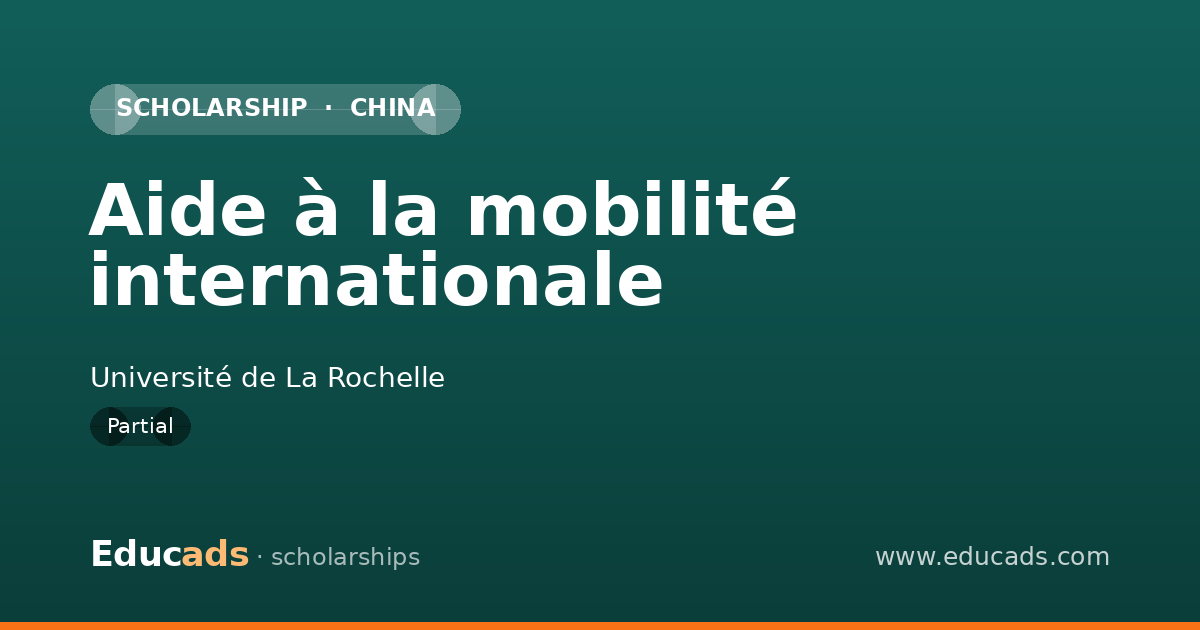 Aide à la mobilité internationale scholarship