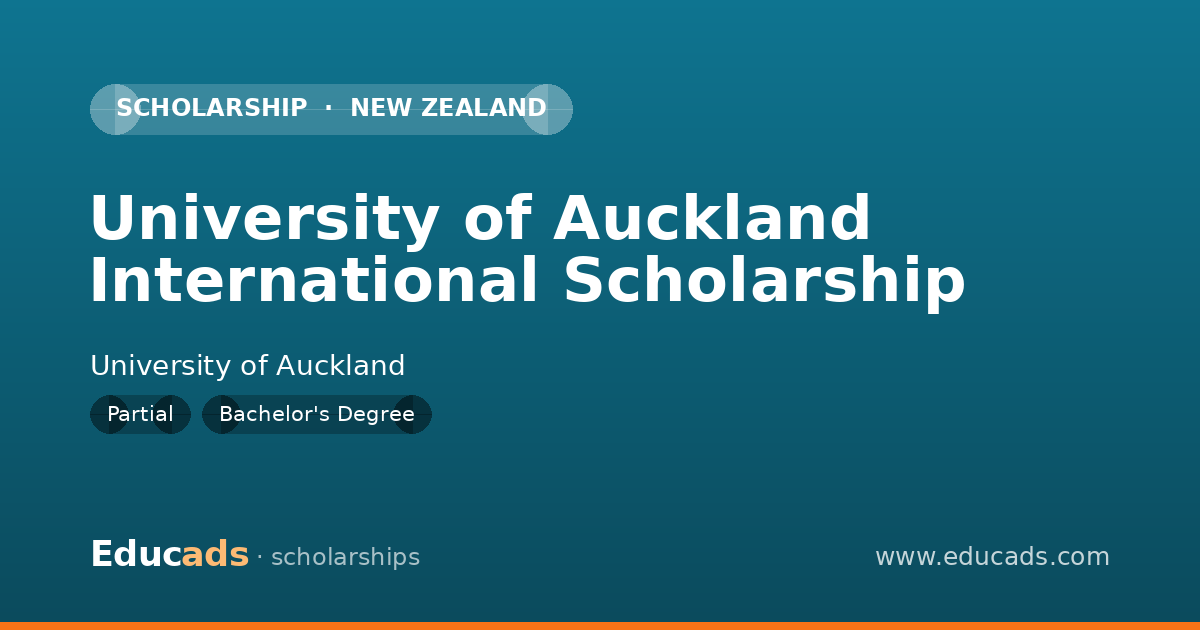 University of Auckland International Scholarship scholarship