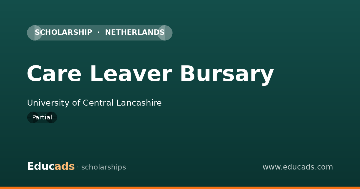 Care Leaver Bursary scholarship