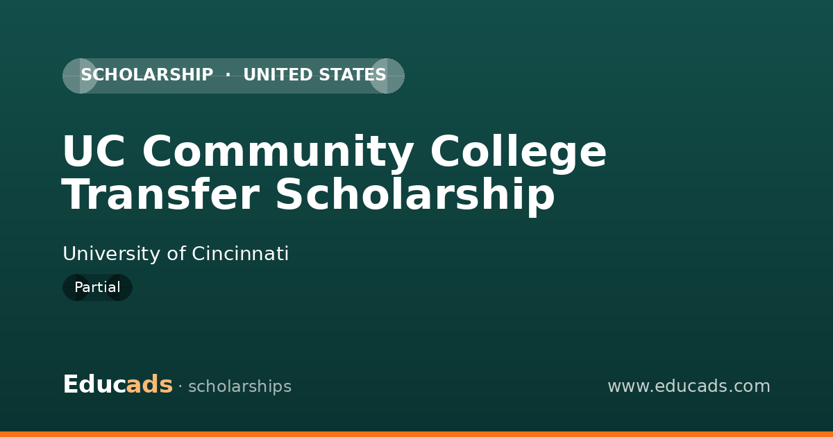 UC Community College Transfer Scholarship scholarship