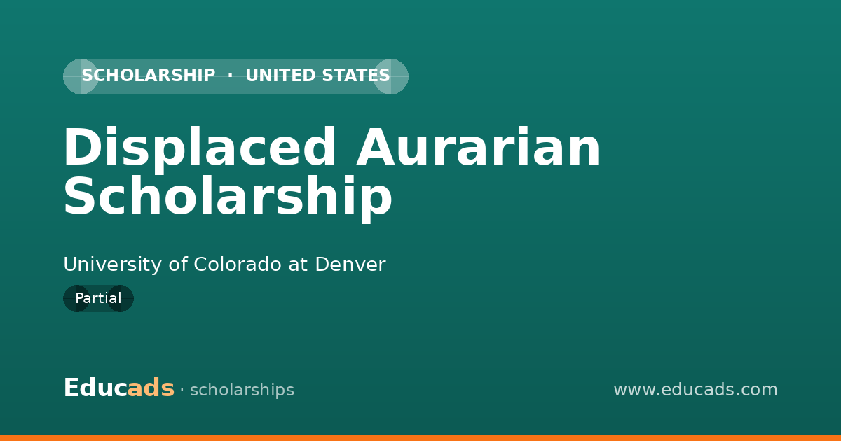 Displaced Aurarian Scholarship scholarship