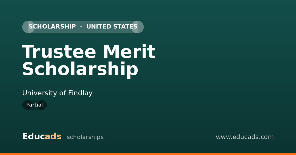 Trustee Merit Scholarship scholarship