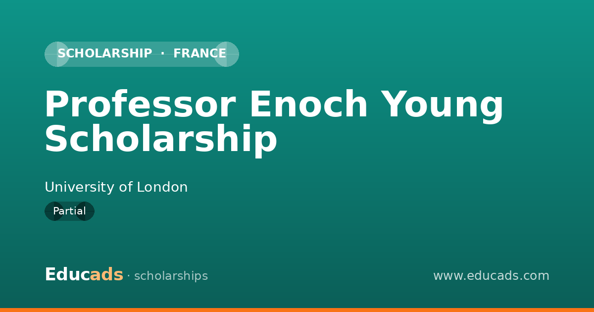 Professor Enoch Young Scholarship scholarship