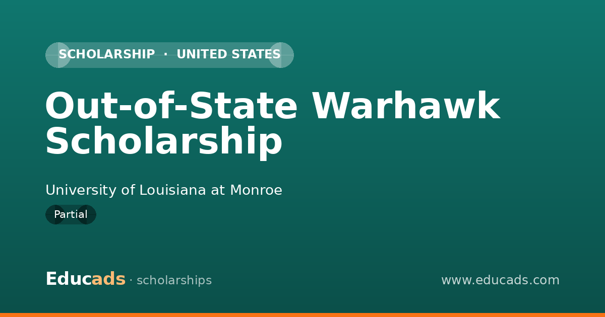 Out-of-State Warhawk Scholarship scholarship
