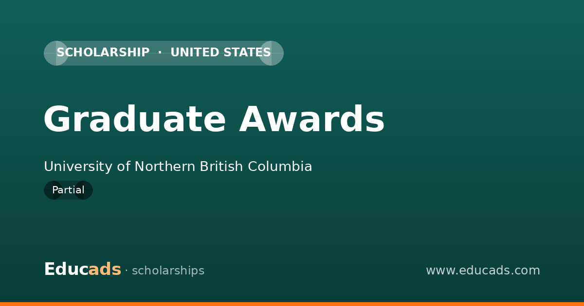 Graduate Awards scholarship