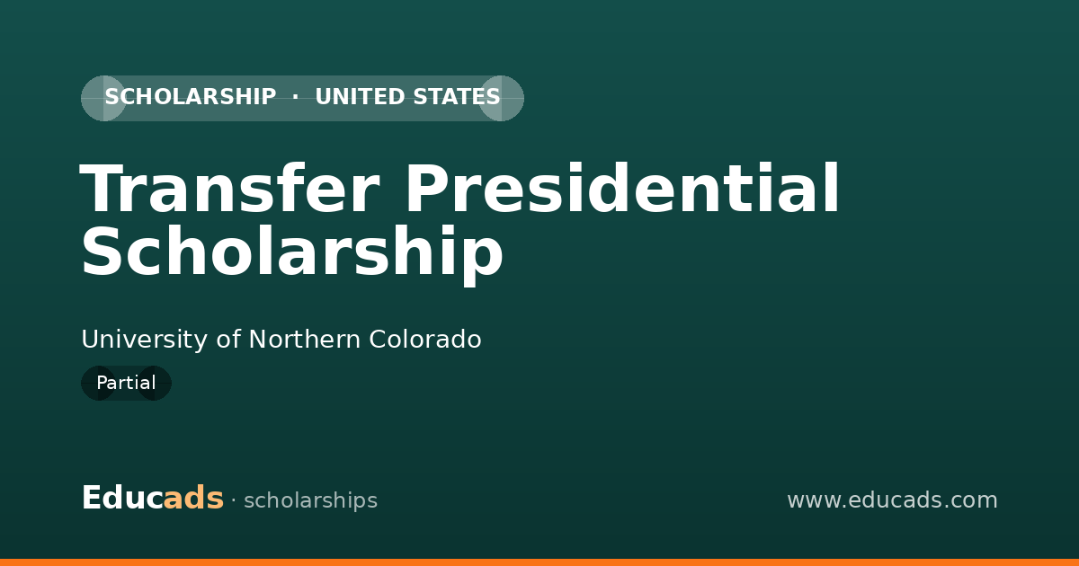 Transfer Presidential Scholarship scholarship