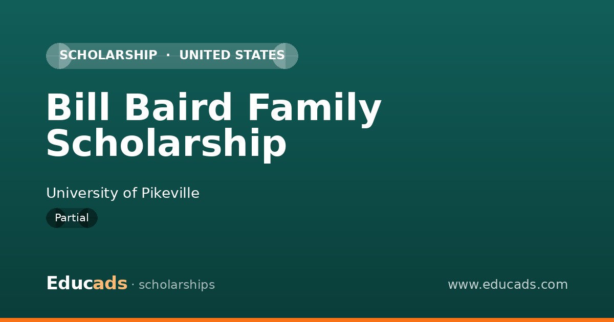 Bill Baird Family Scholarship scholarship