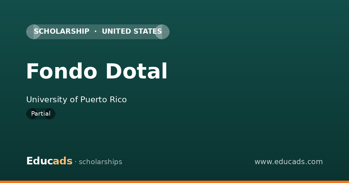 Fondo Dotal scholarship