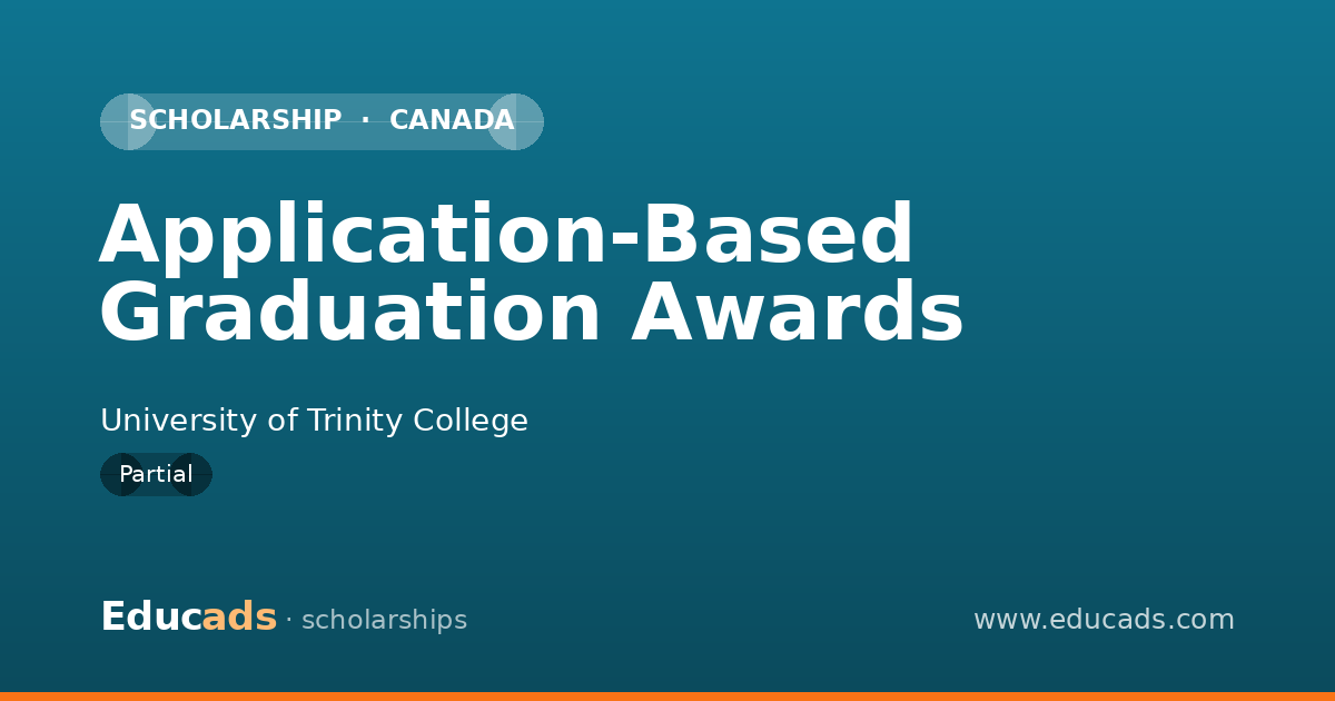 Application-Based Graduation Awards scholarship