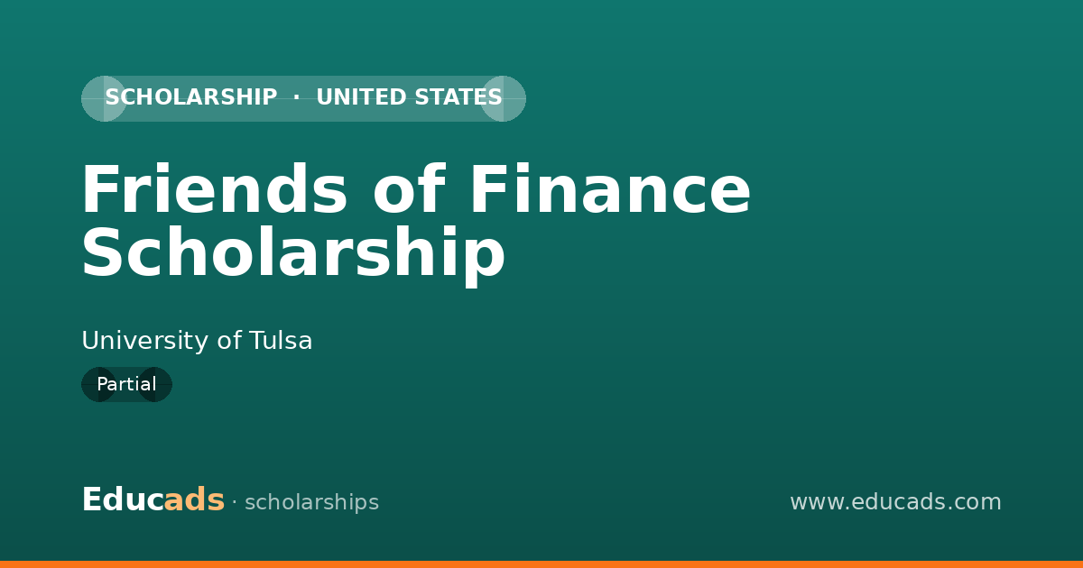 Friends of Finance Scholarship scholarship