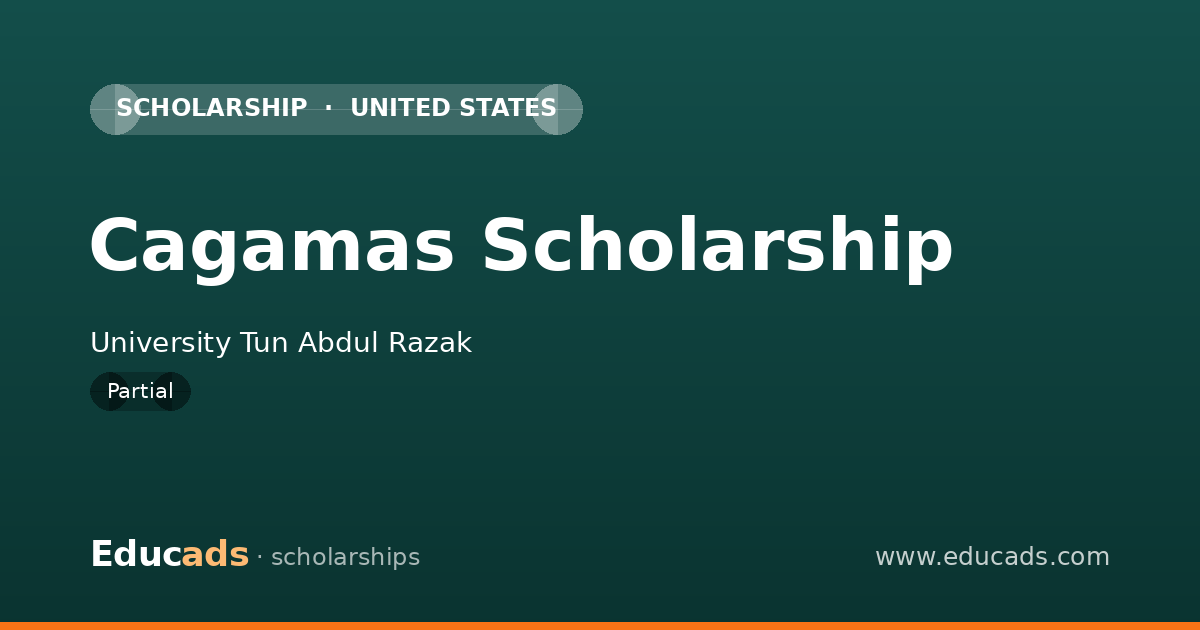 Cagamas Scholarship scholarship