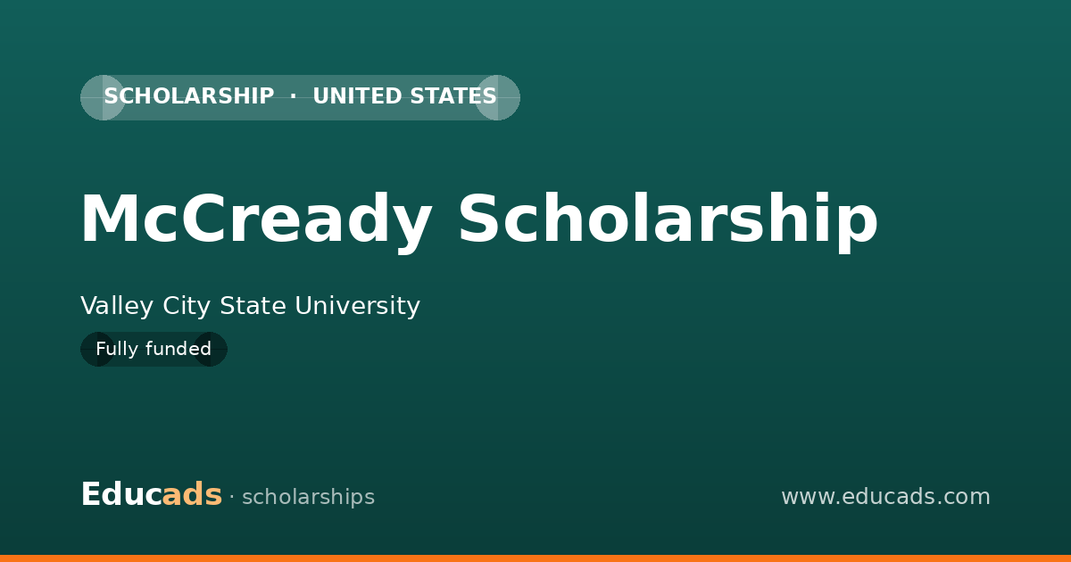McCready Scholarship scholarship