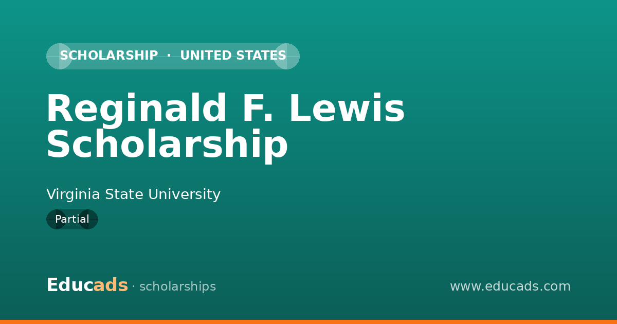 Reginald F. Lewis Scholarship scholarship