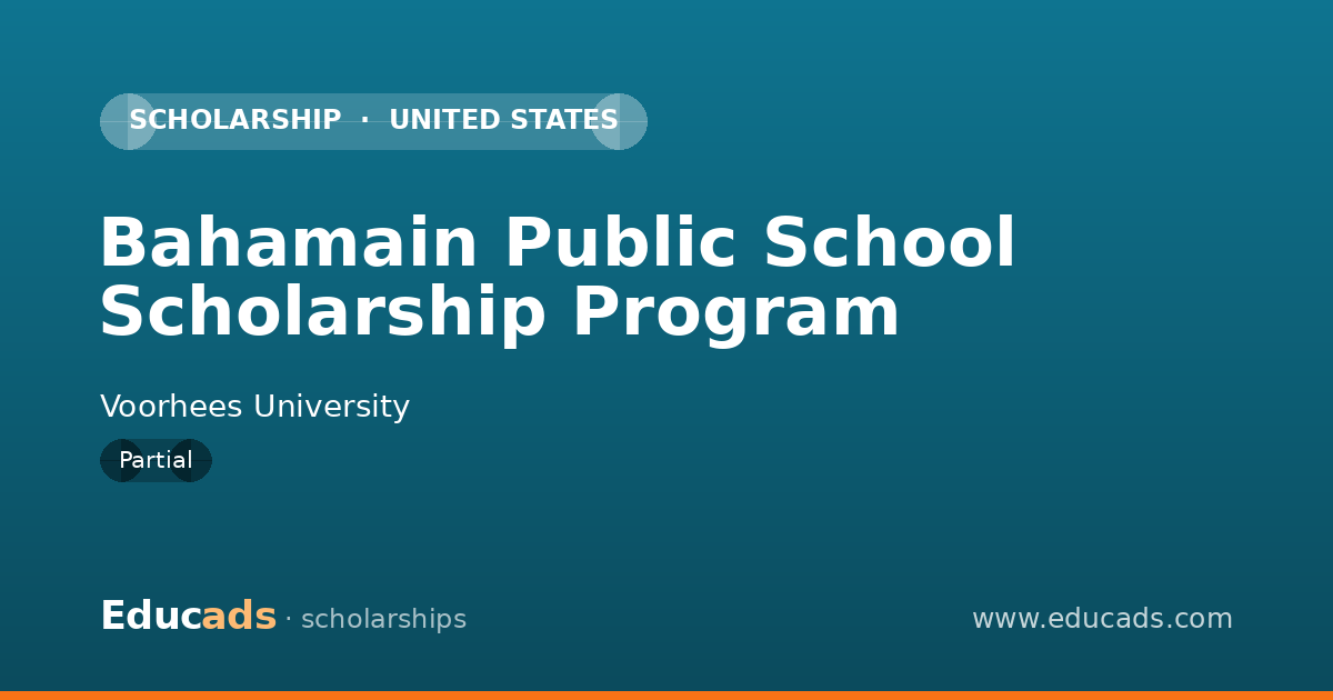 Bahamain Public School Scholarship Program scholarship